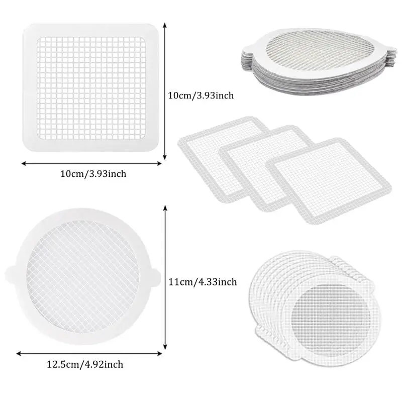 10-100PCS Bodenablauf Patch Einweg Anti-Verstopfung Filter Patch Badezimmer Kanalisation Haar Catcher Küche & Bad verstopfen Werkzeuge – Detail 2