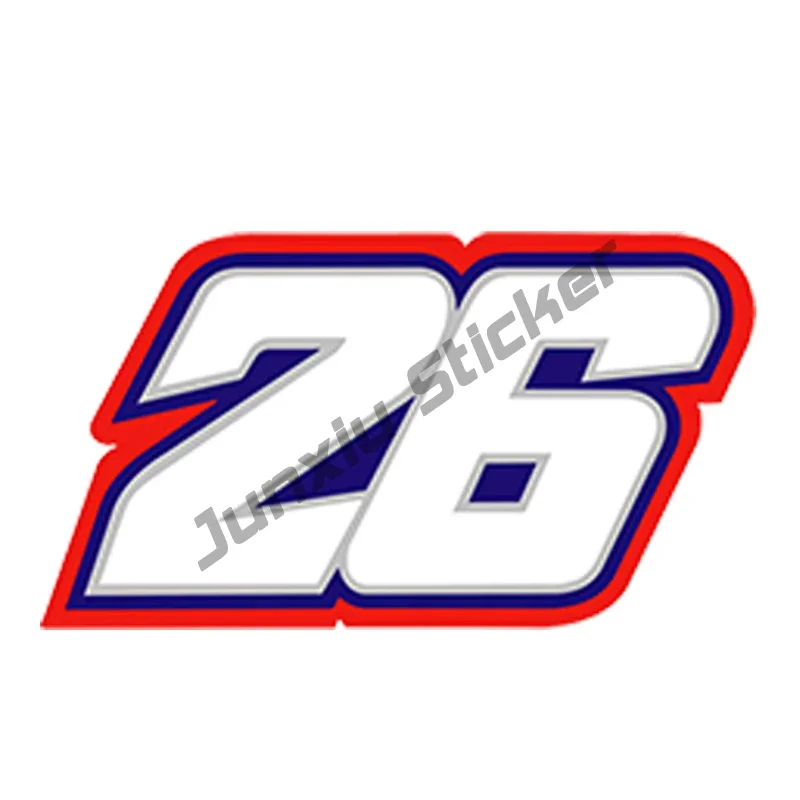 Creative Stickers Custom Printing Numbers New Version Car Decal Motocross Racing Laptop Helmet Vinyl Sticker Car Accessories