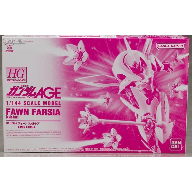 Bandai Original GUNDAM Anime PB Limited HG AGE 1/144 FAWN FARSIA Action Figure Toys Collectible Model Ornaments Gifts for Kids