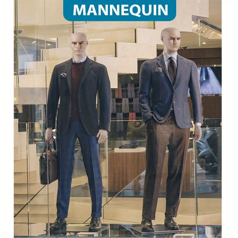 Male Mannequin Full Body Dress Form Sewing Dress Model Mannequin Stand 73 inch