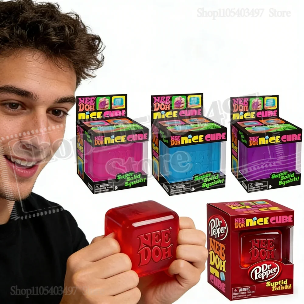 New Sensory Squeeze Toy Schyling Nee-doh Nice Cube for Stress Relief