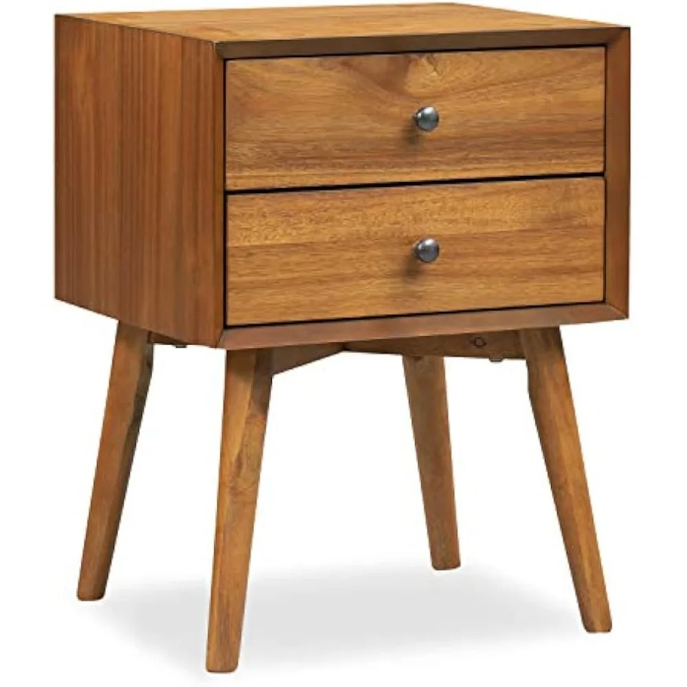 Edgemod Dorsey Nightstand Table,Light Brown