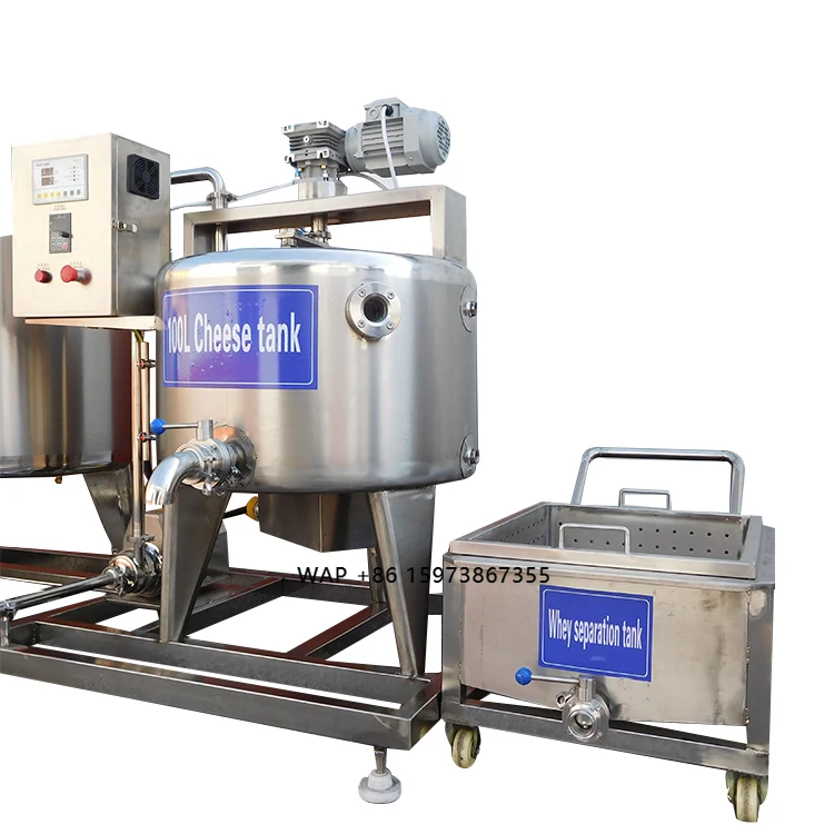 Small Mozzarella Cheese Making Machine High Quality Cheese Pasteurisation Tank