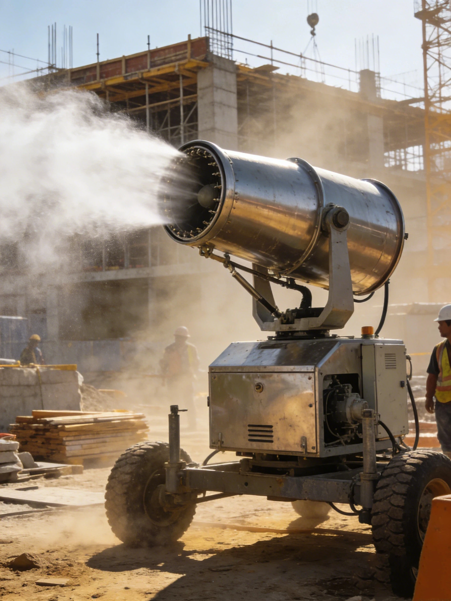 

Factory Direct Sale 40M 60M 80M Water Fog Cannon Sprayer 150m explosion proof fog cannon truck mounted fog cannon 30 customized