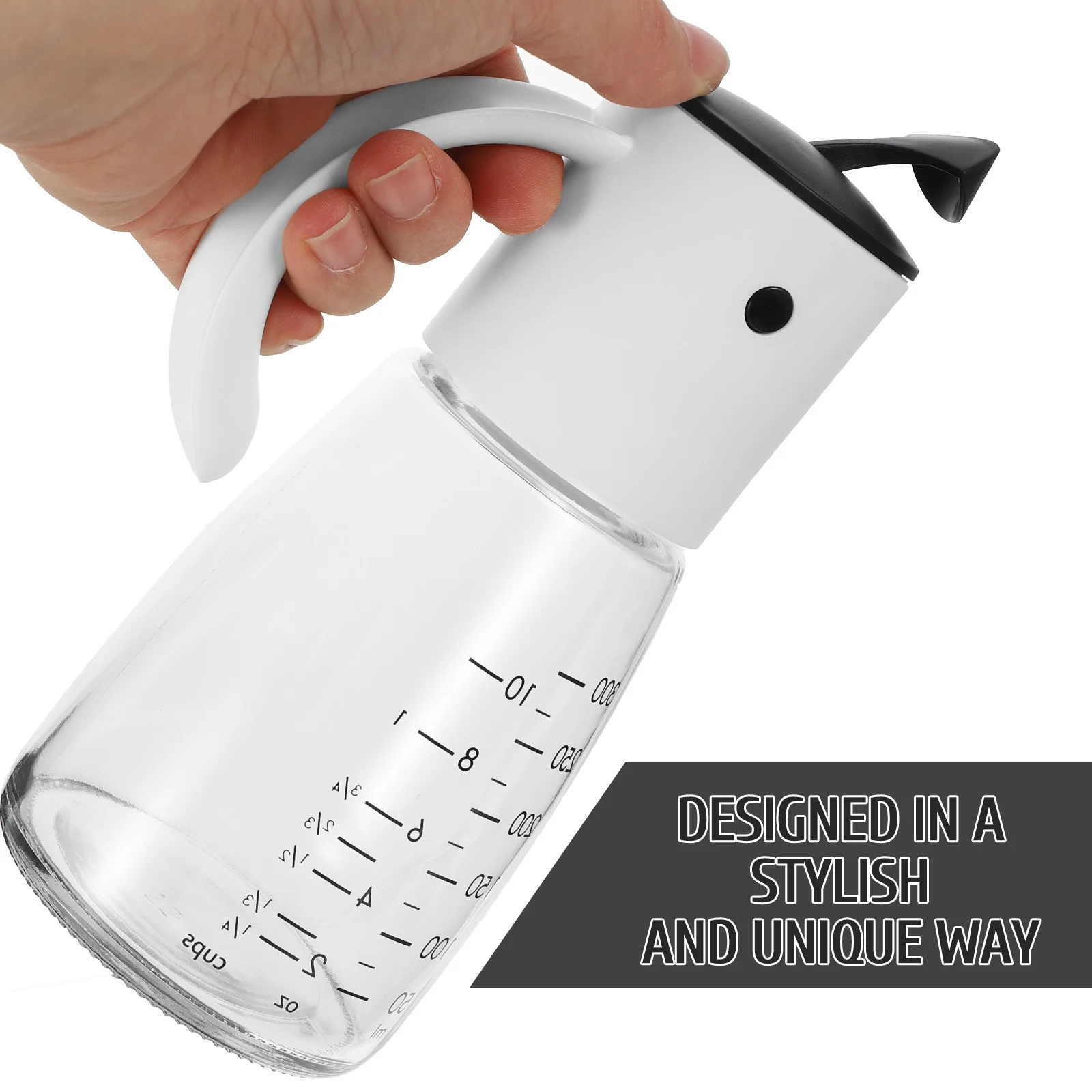 

Герметичный стеклянный диспенсер для масляной бутылки, автоматическая откидная крышка, силиконовая прокладка, разлив для масла, кулинария, кухонная стеклянная бутылка для приправ