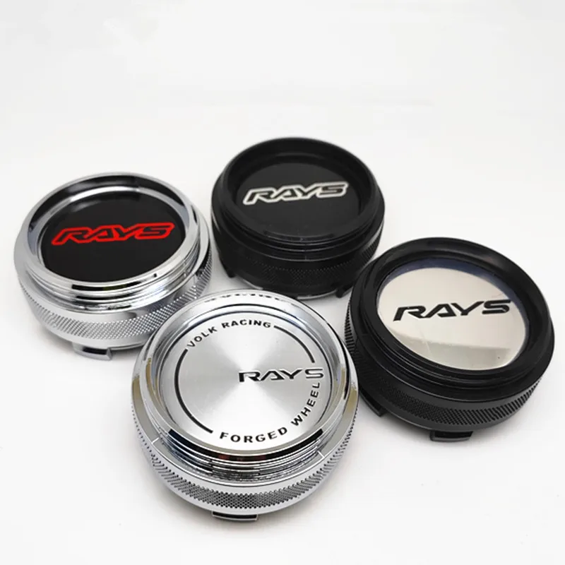 4pcs 62mm 56mm Rays Racing Car Wheel Center Caps Rims Replacement Hub Cover Dustproof Hubcap