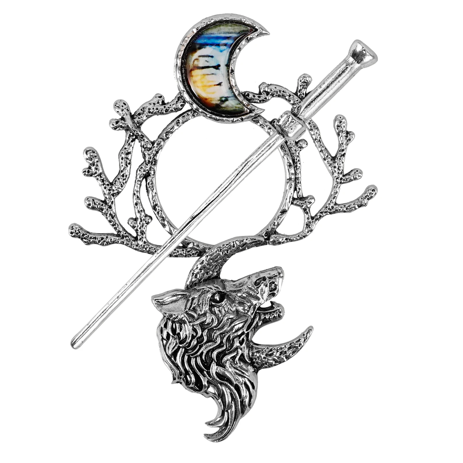 

Vintage Hairpin Accessories Silver Bun Clips For Shawl Pin Unique Hair Bun Holder Sticks Long Hair Clips