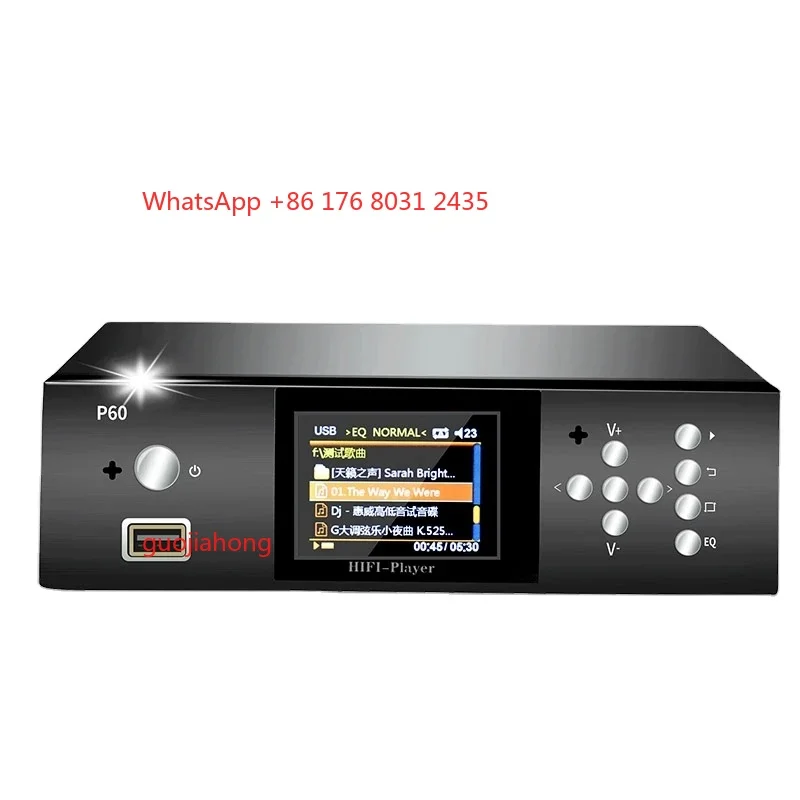 

2.4 Inch Dual ES9028Q2M*2 DAC Hard Disk SD Card U Disk 5.0 DTS Digital Turntable Lossless HIFI Player 24Bit 192K