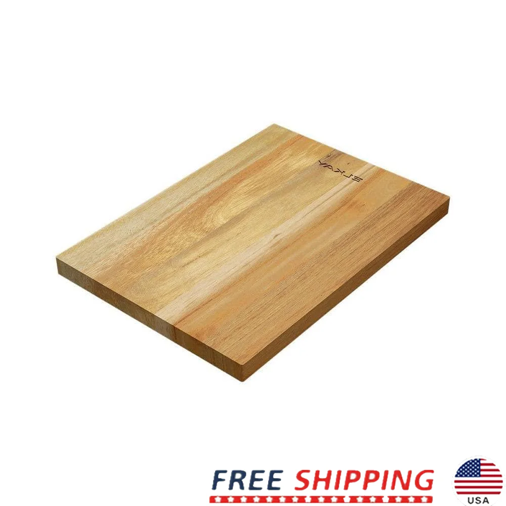 Acacia Hardwood Cutting Board  Sinks Sustainable Convenient Increase Functionality Founded in 1920 Fruit Rectangular Shape