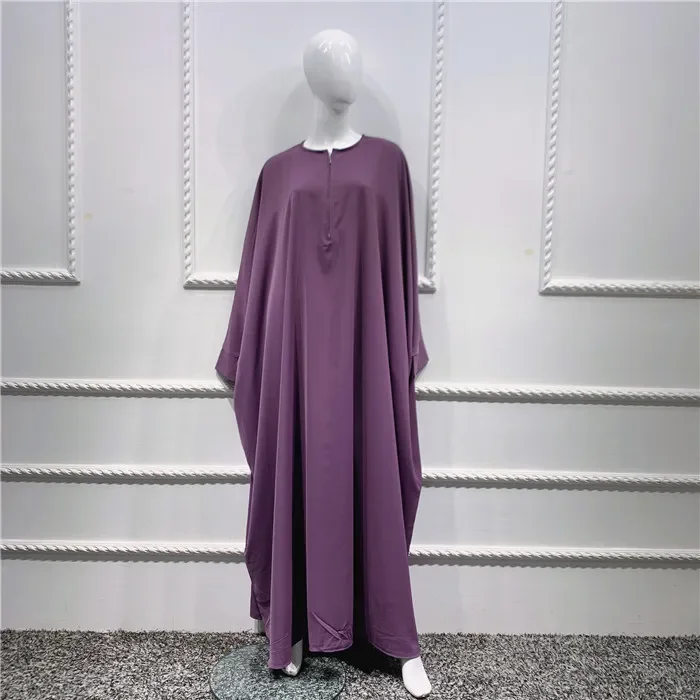 Dubai Muslimische Frauen Batwing Sleeve Maxi Kleid Türkei Kaftan Arabisch Robe Eid Ramadan Gebet Kleidungsstück Islamische Kleidung Abaya Abayas