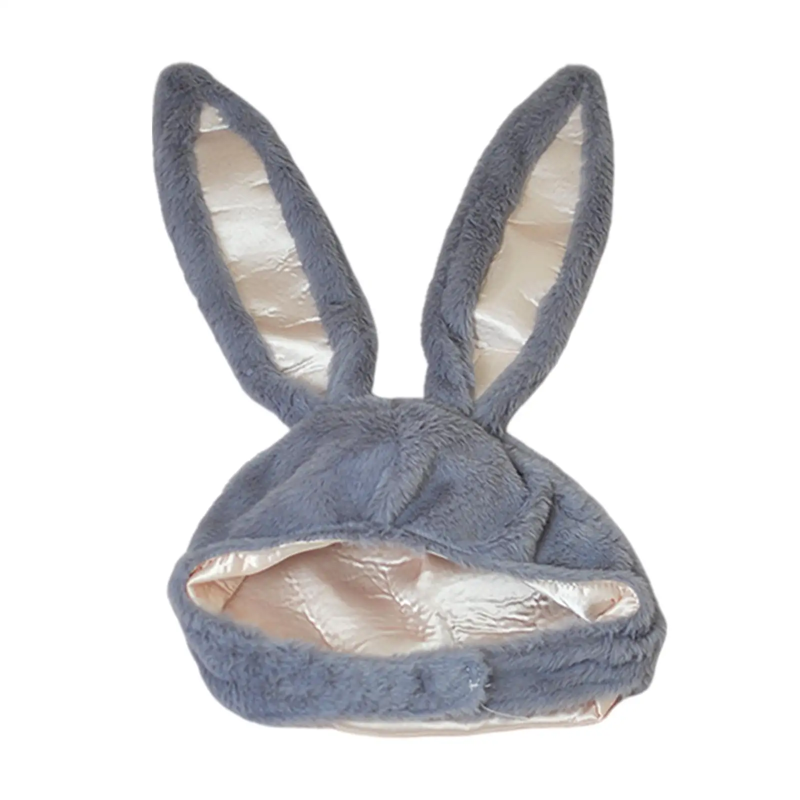 Chapeau à capuche avec oreilles de lapin, casquette chaude en coton et peluche, bandeau de Costume Unique pour accessoires Photo de Cosplay de noël