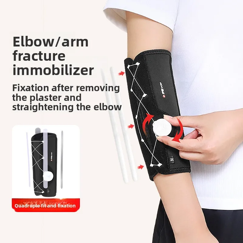 

Rotating Buckle Elbow Brace for Kids, Adjustable Wrist Immobilizer & Forearm Support, Breathable Post-Injury Recovery