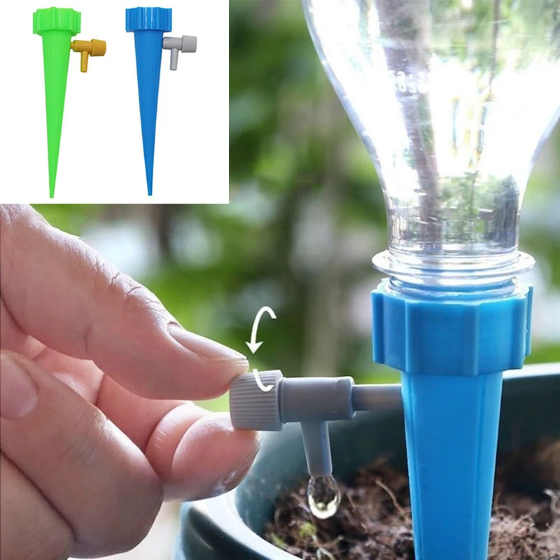 Automatic Drip Irrigation System Self Watering Spike For Flower Plants Greenhouse Garden Adjustable Auto Water Dripper Device