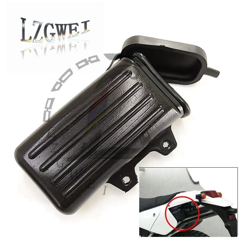 For Suzuki DR250 Djebel TW200 TW225 Off-Road Motocross Motorcycle Pit Dirt Trail Bikes Tool Box Holder Bottle Plastic Container