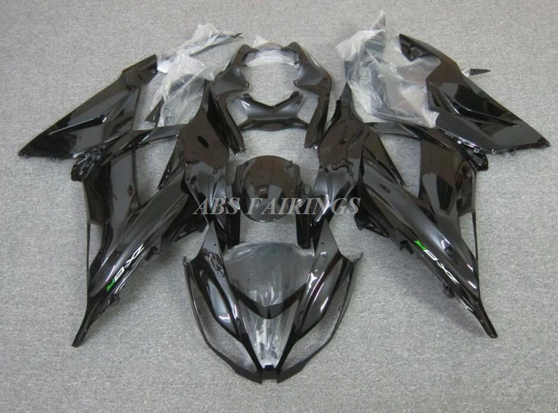 New ABS Fairings Kit Fit For KAWASAKI ZX-6R 13 14 15 16 17 ZX6R 636 2013 2014 2015 2016 2017 2018 Bodywork Set Bright Black