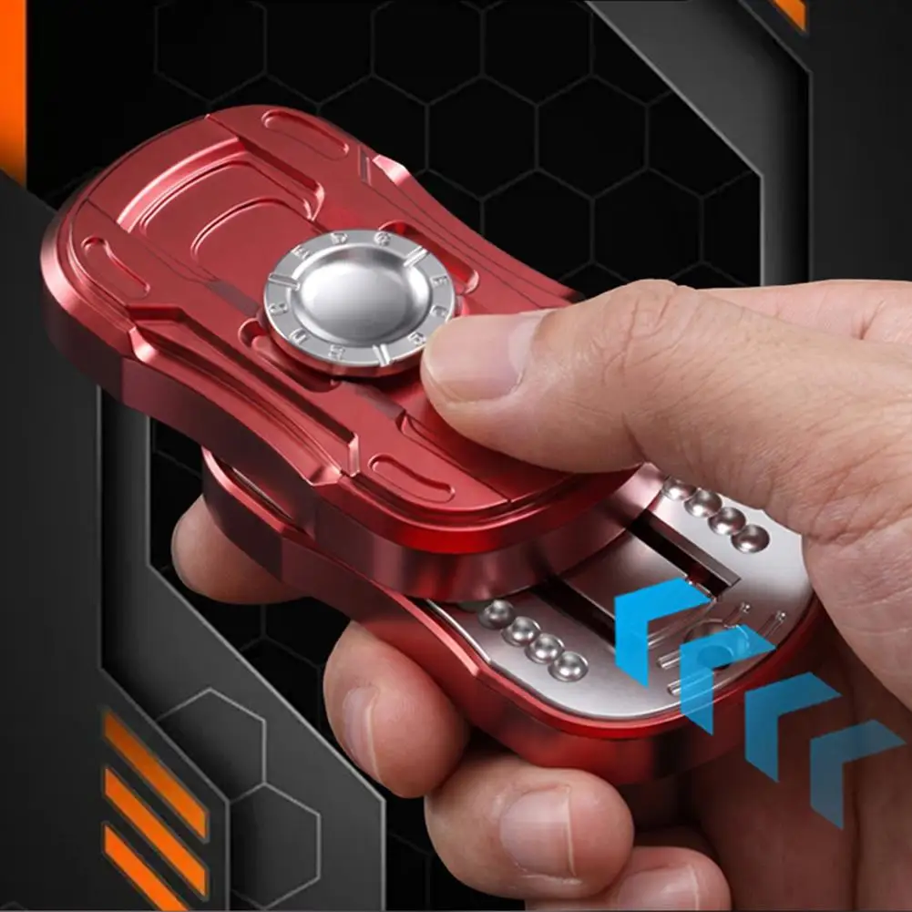 Magnetic Slider Fidget Toy for Stress Relief, ADHD & Autism Focus Magnetic Fidget Spinner Anti-Anxiety Tools Gifts