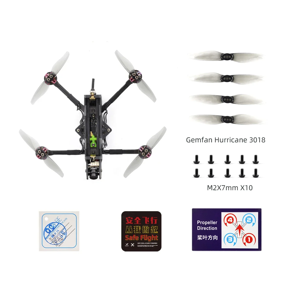 HGLRC Rekon3 V1.4 Nano daleki zasięg 1S 3 cal 18650 bardzo długa trwały dron FPV widmo 10A AIO Caddx Ant 1202.5 KV11000