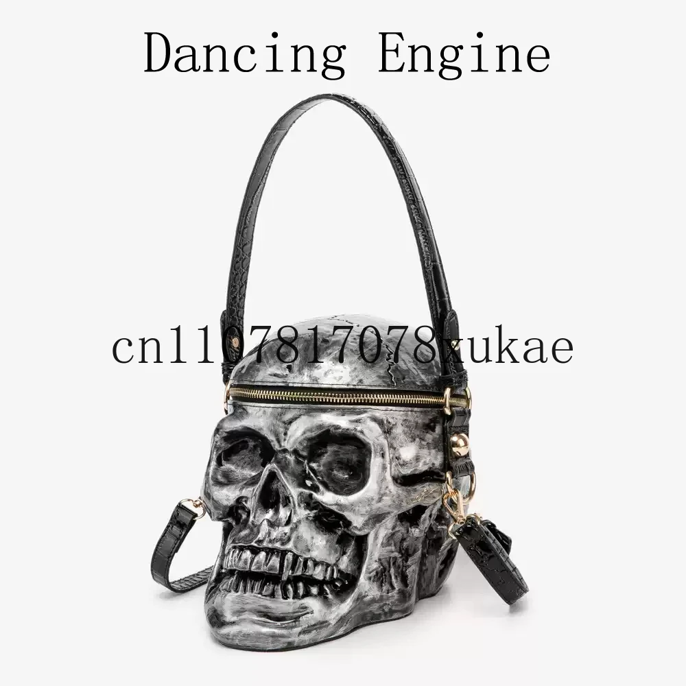 

Gothic Sle Creative Skeleton Head Crossbody Bag Single oulder Bag Handbag Personali loween ape Bag Leisure Buet Bag