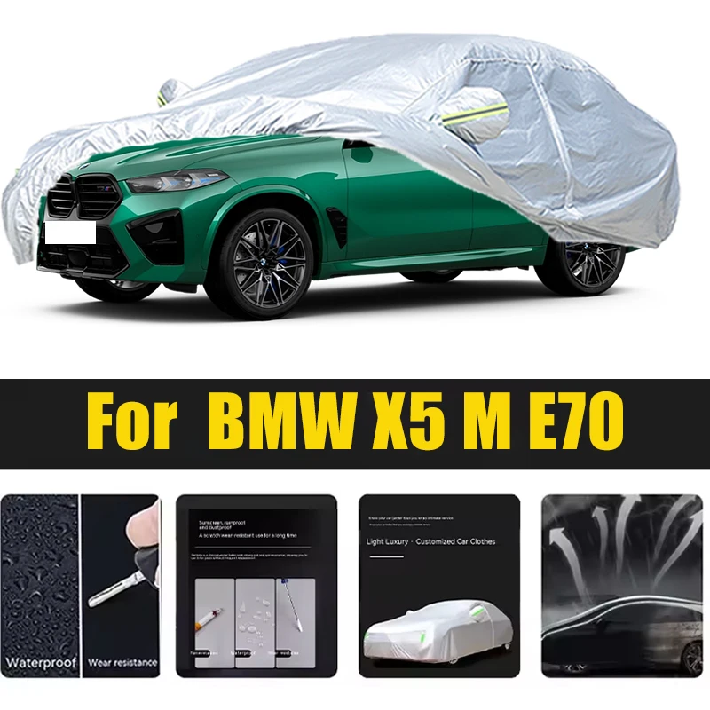 

For BMW X5 M E70 F85 F95 F97 Car Cover Outdoor Protection Covers Snow Sunshade Waterproof Dustproof Car Accessories Auto