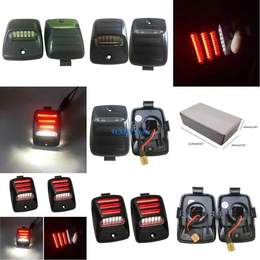 

37JE 2PCS Светодиодная лицензионная лампа номерной пластинки для 2005-2015