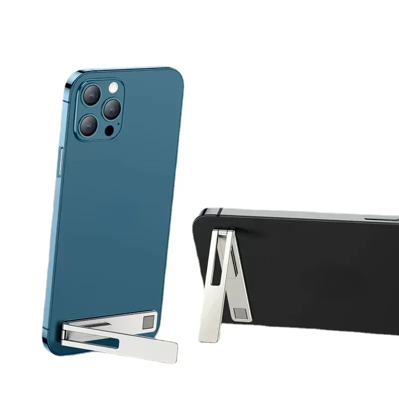 Магнитный ультратонкий складной держатель для мобильного телефона, кронштейн из металлического сплава, настольные подставки для мобильных телефонов, универсальная подставка для телефона