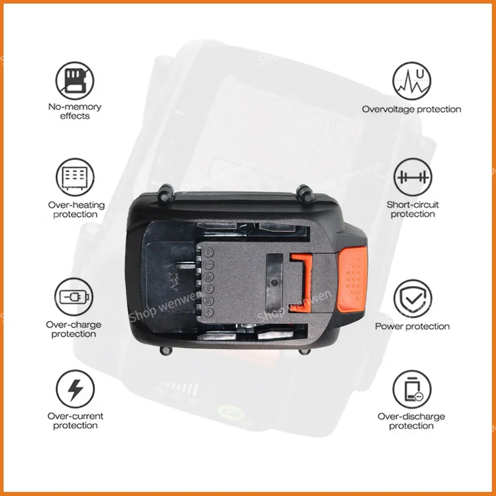 بطارية ليثيوم أيون ذات سعة كبيرة من WORX-PowerShare ، WA3578 ، 20V ، 6.0Ah ، علامة تجارية جديدة ، أصلية