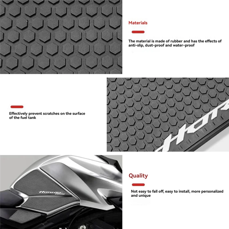 

A85E-Motorcycle Fuel Tank Pad Fuel Tank Side Sticker Fuel Tank Pad For Honda CB1000 Hornet