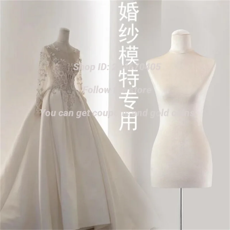 4style Full Female Art Cltoh Sewing Mannequins Body Base Dress Model Wedding Shop Cheongsam Show Women Can Adjustable Rack E149