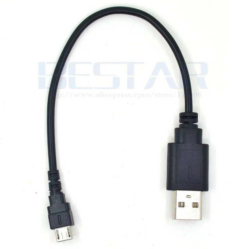 Cable Micro USB portátil corto de 20cm, Cable Micro USB a USB 2,0, Cable de carga y sincronización macho a Micro B para Android/Windows/MP3