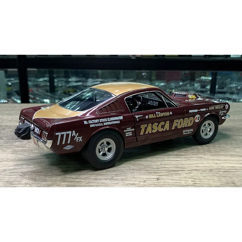 Diecast ACME 1:18 Scale Ford Mustang 1965 A/FX Tasca A1801839 Alloy Car Model view 4