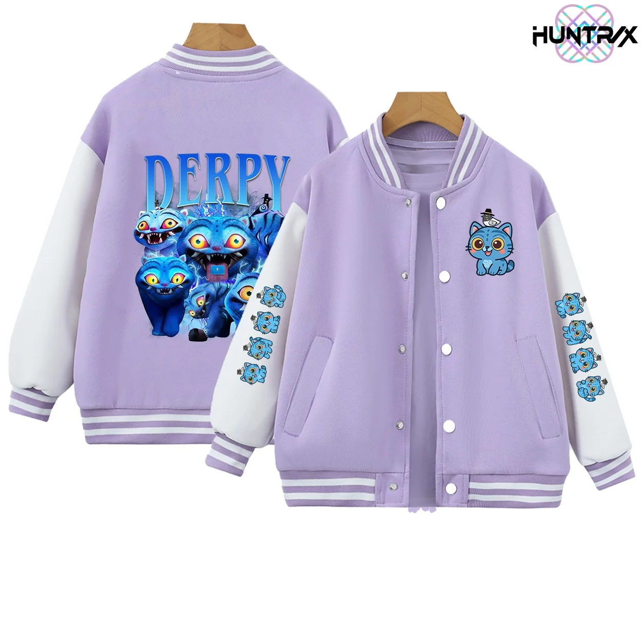 

K-pop Demon Hunters Children's Baseball Uniform - Cute Girls' Casual Shirt for Ages 3-12, Boys' Sports Shirt with Cartoon Print