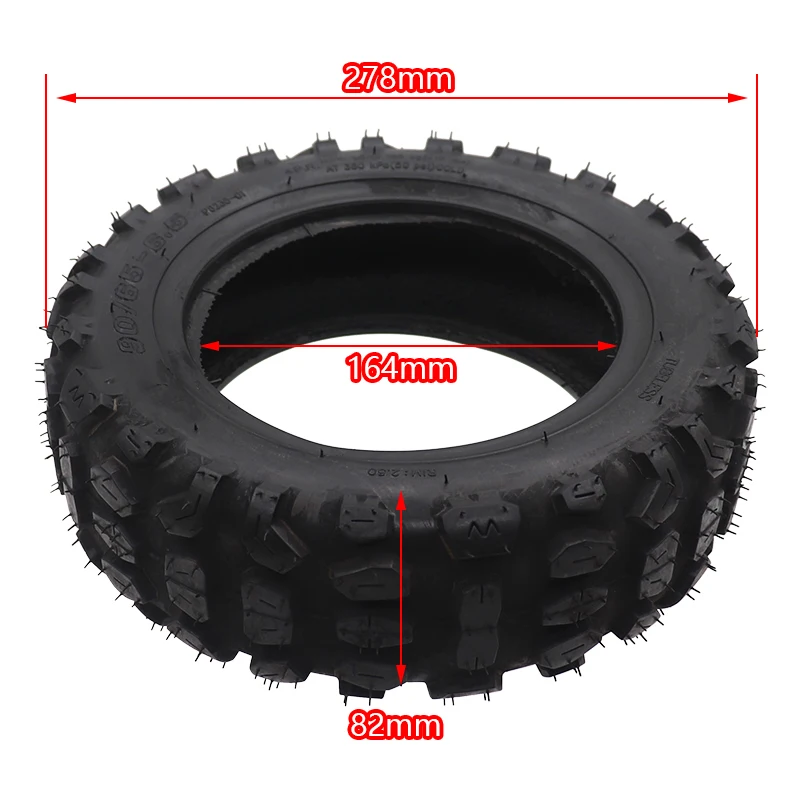 Pneu sem câmara de ar off-road de 11 polegadas 90/65-6.5 para scooter elétrica Dualtron Thunder Speedual Plus