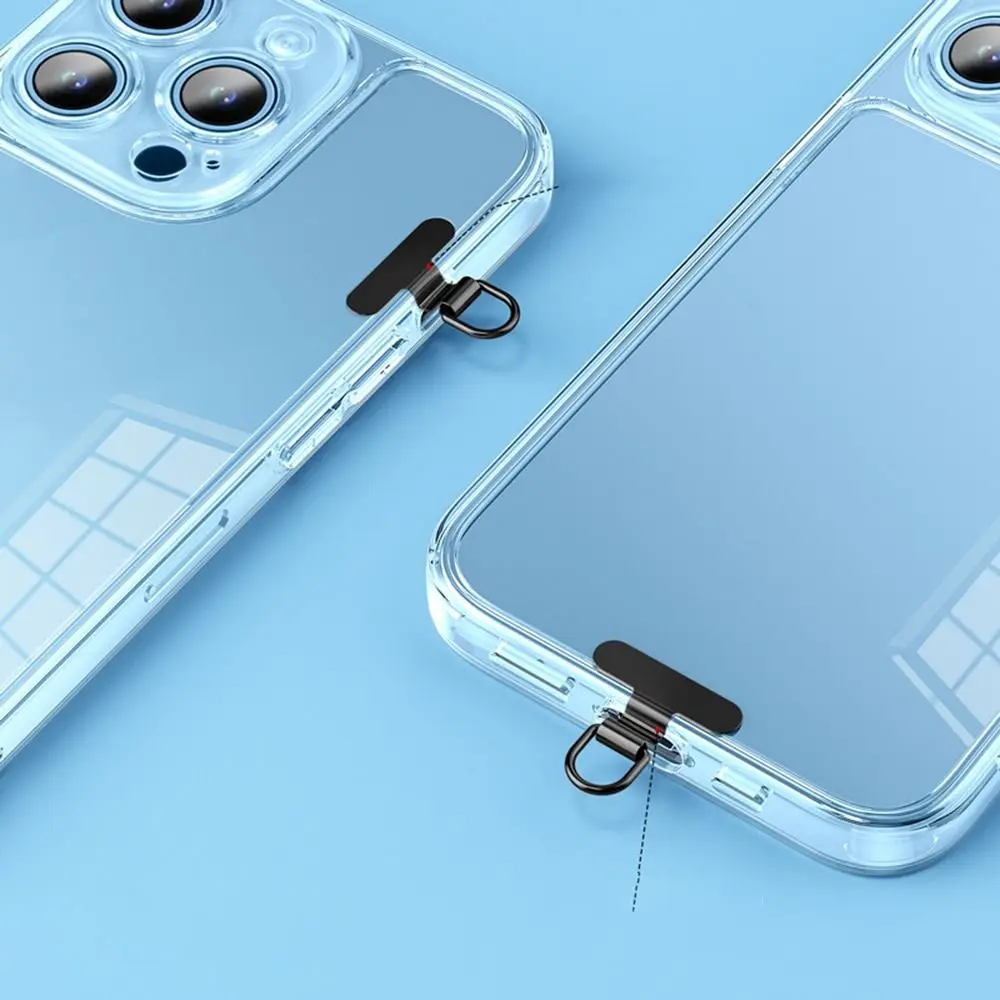 超薄型電話ストラップタブ金属落下防止電話ストラップクリップパッチスナップストラップ紛失防止携帯電話ストラップパッチ