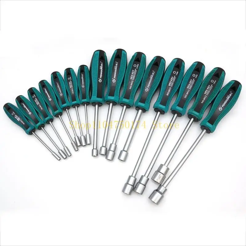 Metal Socket Driver Wrench Screwdriver Nut for Key Nutdriver Hand Tool 11mm Top Sale