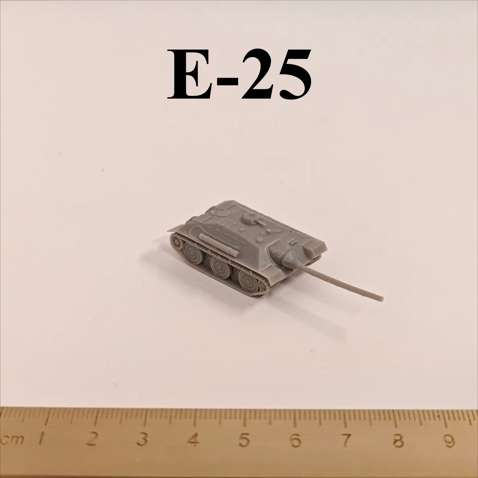 

Немецкий истребитель танков E-25 времен Второй мировой войны, 3D-печать, масштаб 1/144, миниатюрная модель танка, из смолы, под покраску