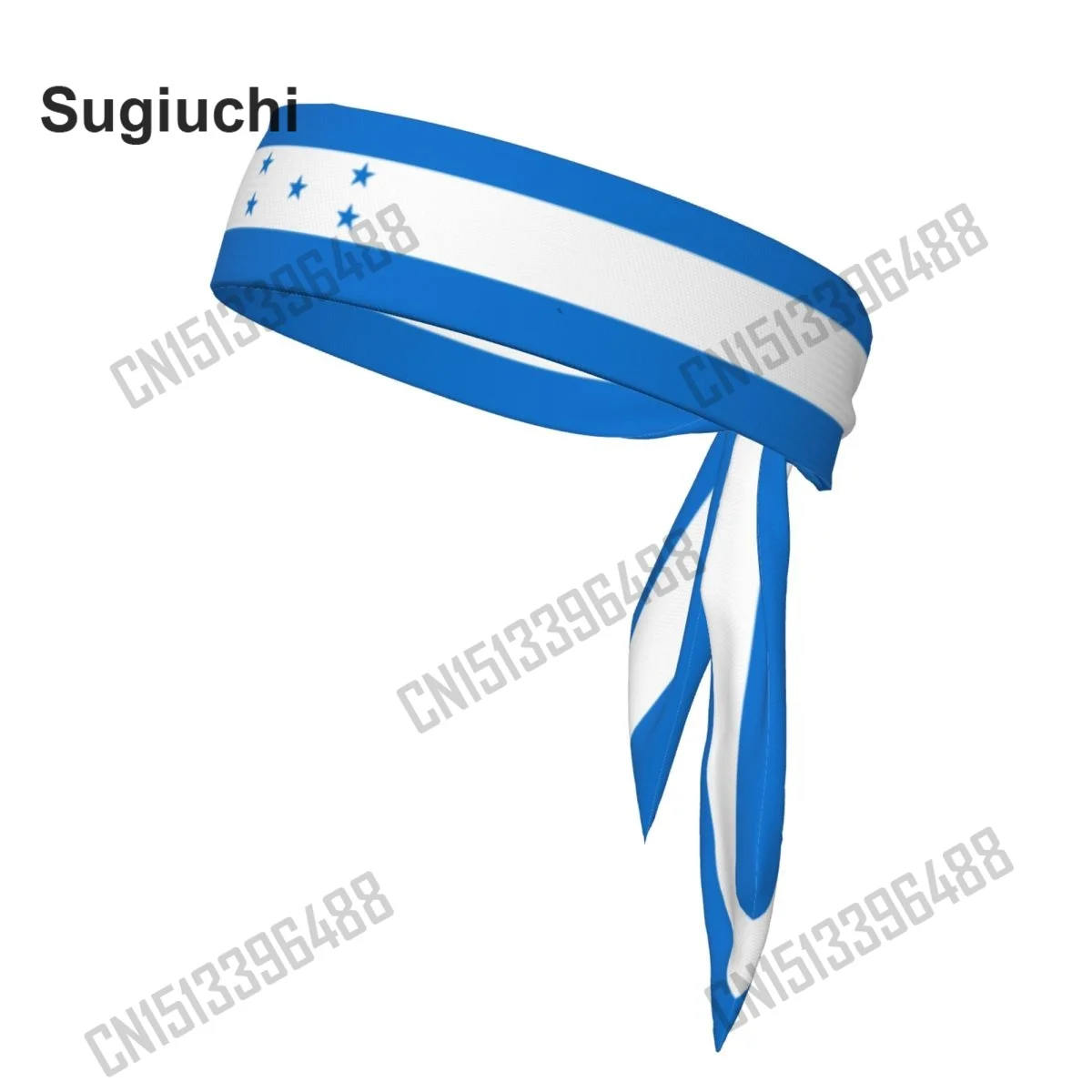 

Honduras Tie Headband for Men Women Adjustable Sports Sweatband Head Ties for Yoga Soccer Running Basketball Cycling
