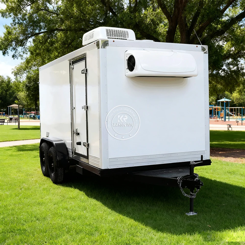 Customized Mobile Freezer Frozen Food Cold Room Portable Food Storage Cold Refrigerated Truck Trailer for Frozen Food