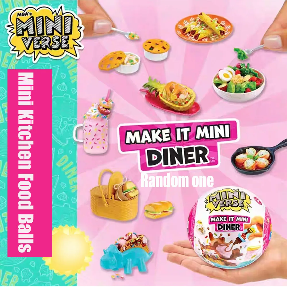 

Miniverse Mini Surprise Series 4 Food Blind Box Balls Simulated Kitchen Dessert Model Ornaments DIY Childrens Toys