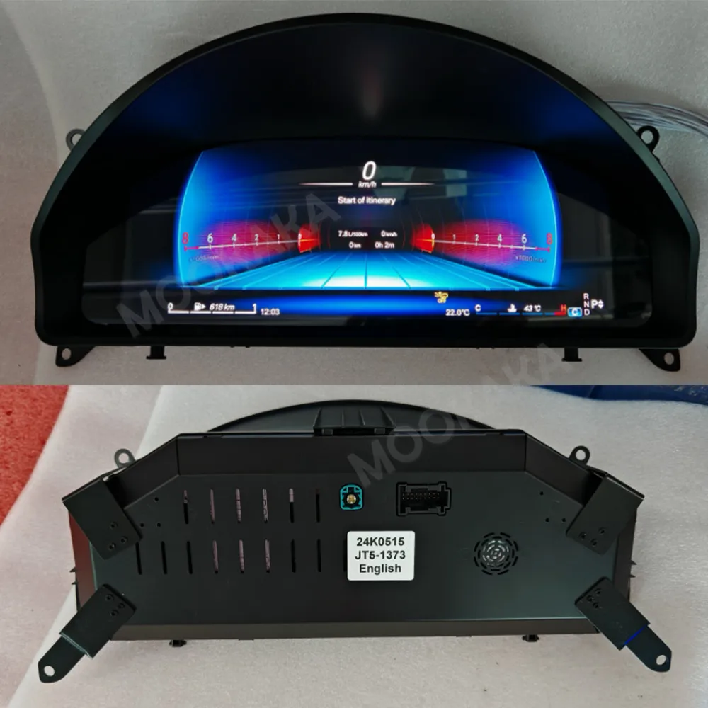 

Speedometer Screen For Mercedes Benz GLK 2008-2012 Car Dashboard 2 Din Digital Cluster Meter Display Player Auto Head Unit Linux