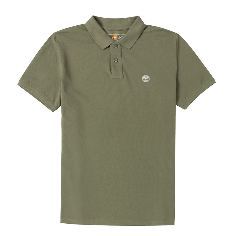 

Мужская рубашка поло Timberland с короткими рукавами, свободная футболка с короткими рукавами A24H2590