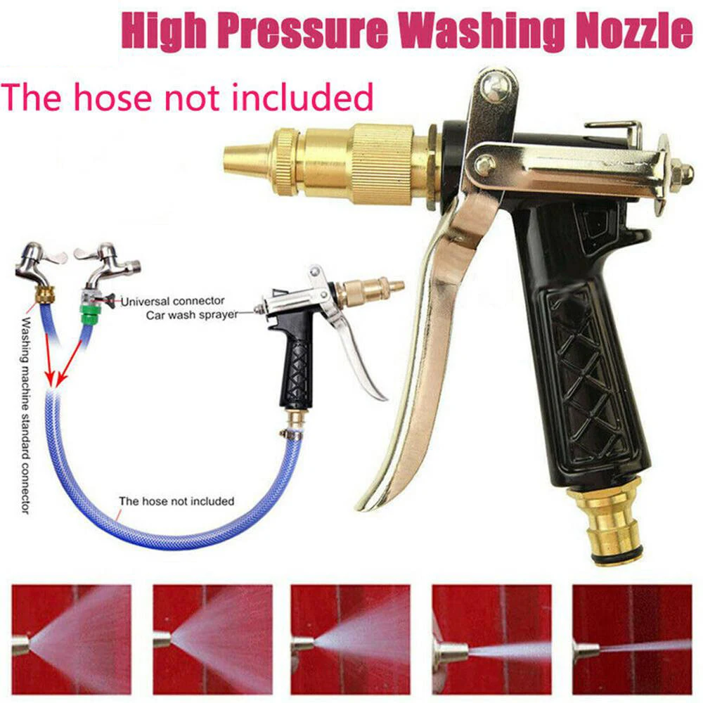 

High-pressure Water Gun Car Wash Water Grab Water Pipe Hose Watering Artifact Nozzle Set Household Foam Watering Can Tool