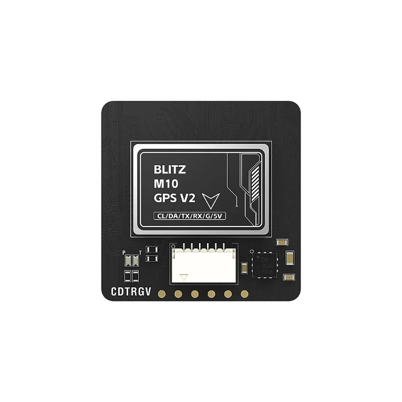 

1 шт./BLITZ M10 GPS V2 модуль компаса QMC5883L встроенная частота обновления 10 Гц встроенная вспышка 3,3-5,5 В для FPV дрона дальнего действия