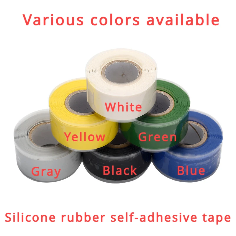 1.5/3M Multi-Purpose Self-Adhesive Strong Black Rubber Silicone Repair Waterproof Bonding Tape Rescue Self Fusing Wire