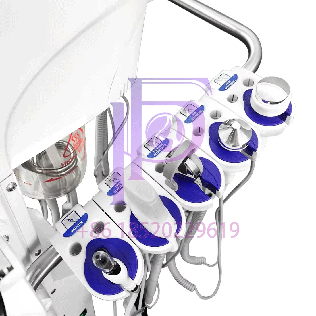 9-in-1 Multifunctional Facial Machine ทําความสะอาดลึก Microcurrent Steamer LED Photon Therapy แว่นขยาย Home Salon อุปกรณ์