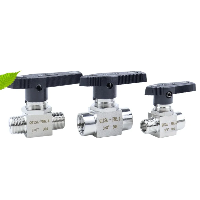 

1/8 дюйма 1/4 дюйма 3/8 дюйма 1/2 дюйма 3/4 дюйма 1 дюйм NPT BSP «папа-мама» из нержавеющей стали 304 316L запорный шаровой кран 915 фунтов на квадратный дюйм