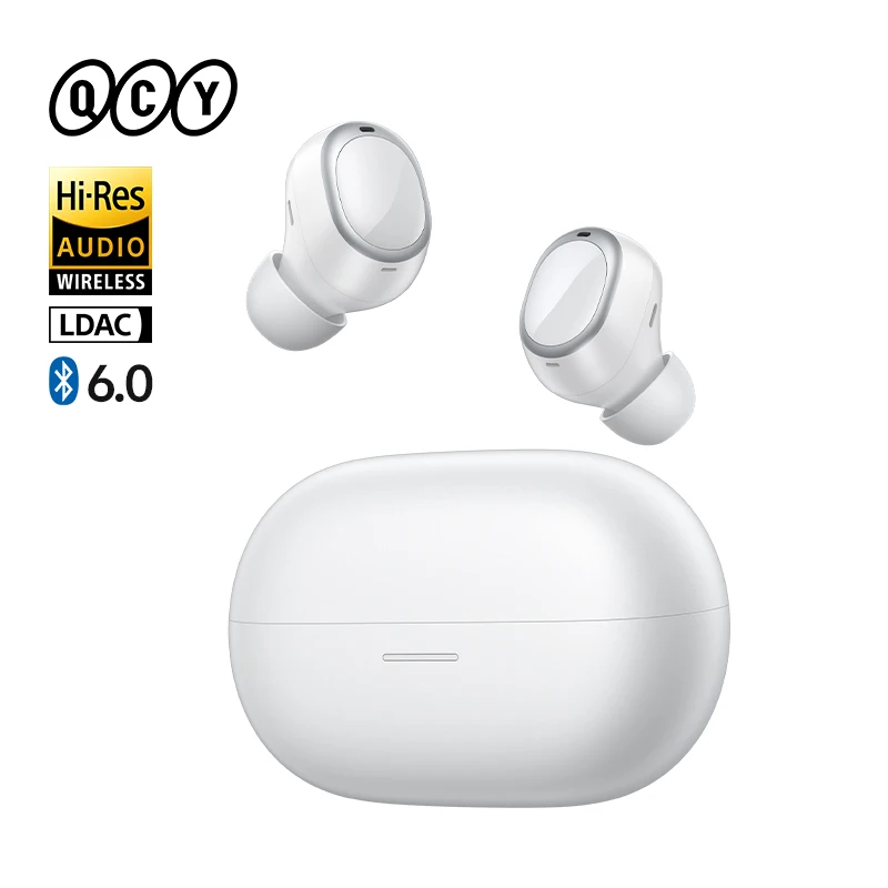 QCY MeloBuds A30 draadloze oordopjes 60dB adaptieve AI Scene ANC 8-microfoon 3-apparaatverbinding Bluetooth 6.0-oortelefoons LDAC Hi-Res hoofdtelefoon