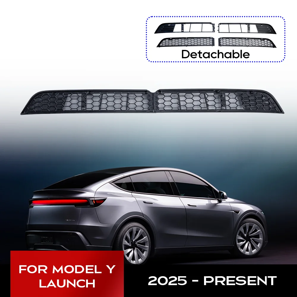 

For Tesla New Model Y 2025 2026 Juniper Lower Bumper Anti Insect Inlet Net Anti Dust Proof Inner Vent Grille Cover Accessories