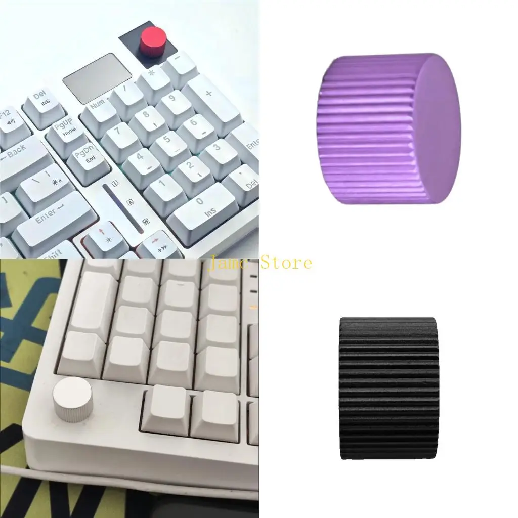 

LX0B Алюминиевая вращающая ручка Гладкая для вала DAF -вала Механические клавишные ручки