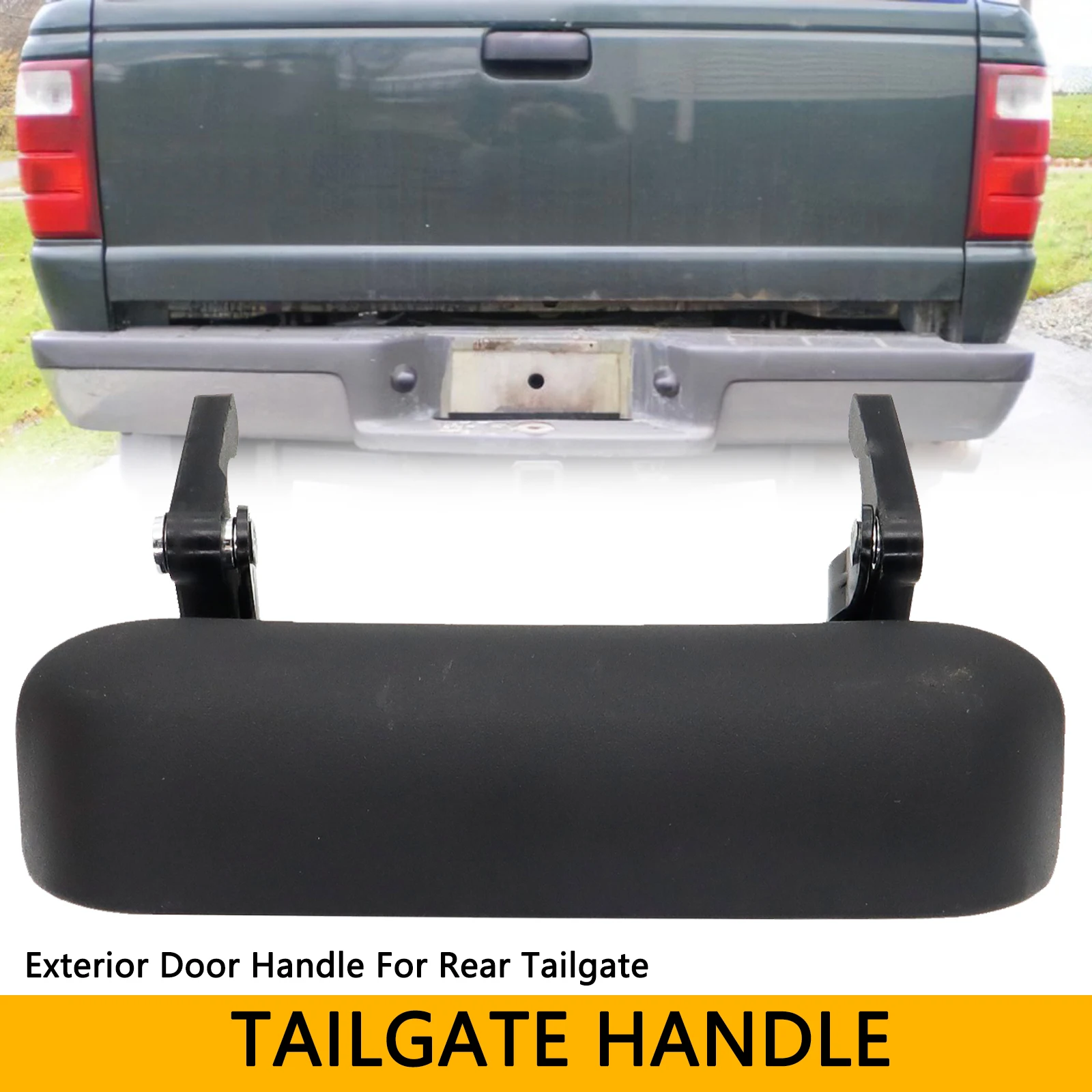 

Car Tailgate Rear Door Handle Textured Exterior Replacement Repair Parts for Ford Ranger 1998 - 2011 1L5Z9943400AAA Accessories