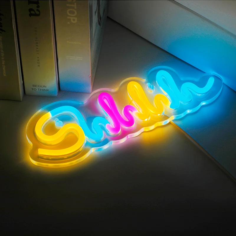 Shhhh LED Neon Sign USB Power Neon Light For Game Room Wedding Birthday Party Decoration Children's Room Night Light Wall Decor